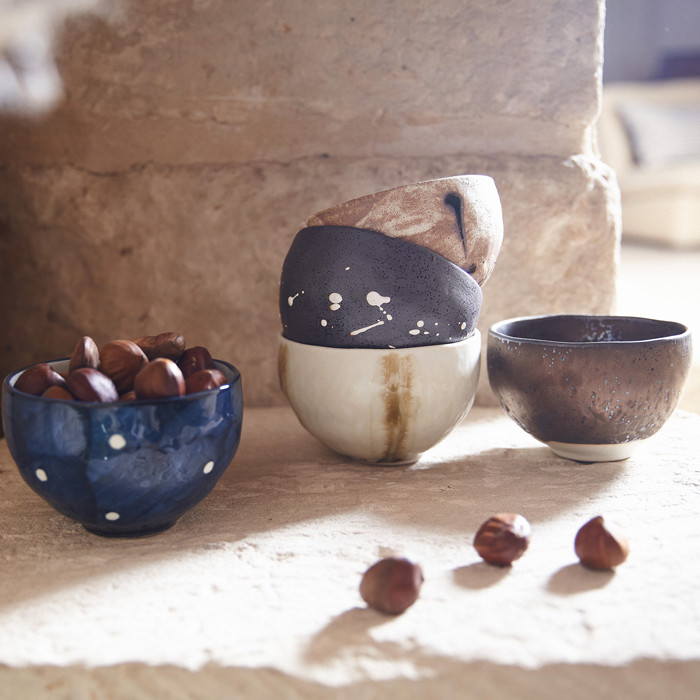 Vaisselle japonaise en céramique, bol à nouilles créatif peint à