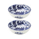 Set of 2 hokusai flared bowls