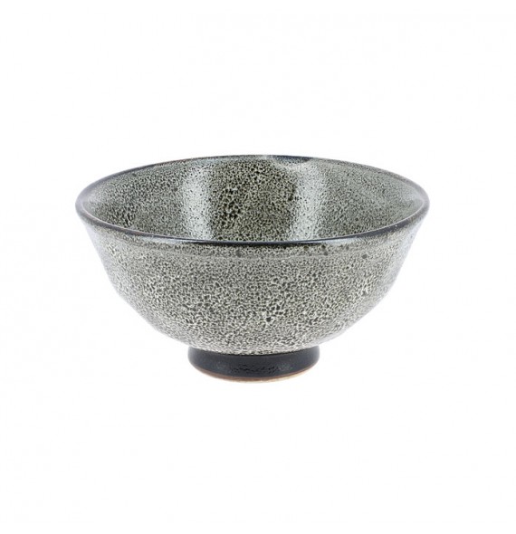 Stoneware bowl-style "raku"