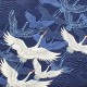 Yukata stork blue