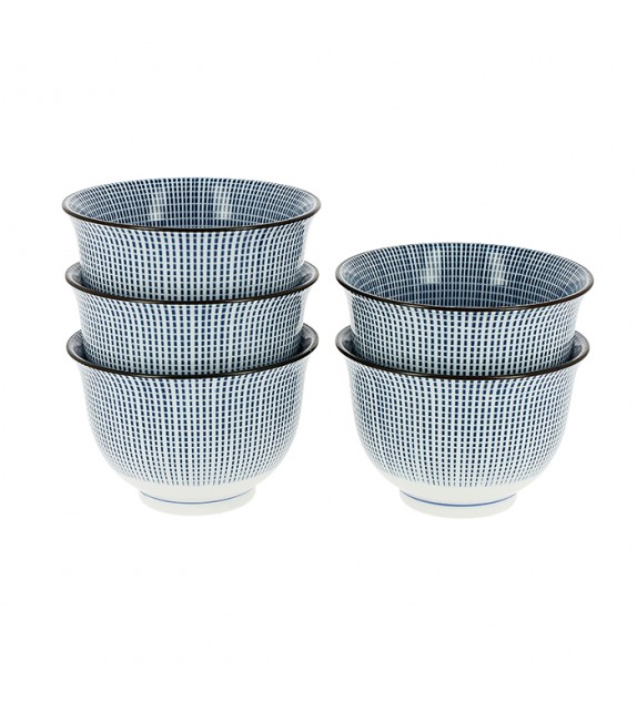 Set of 5 cups lines